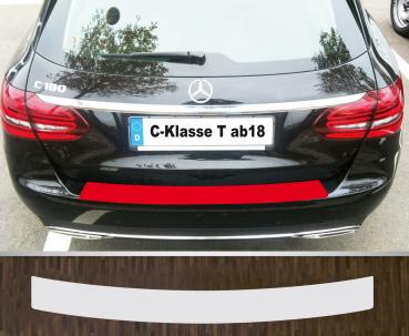 Lackschutzfolie Ladekantenschutz transparent 150 µm für Mercedes C-Klasse T-Modell S205  2018 - 2021